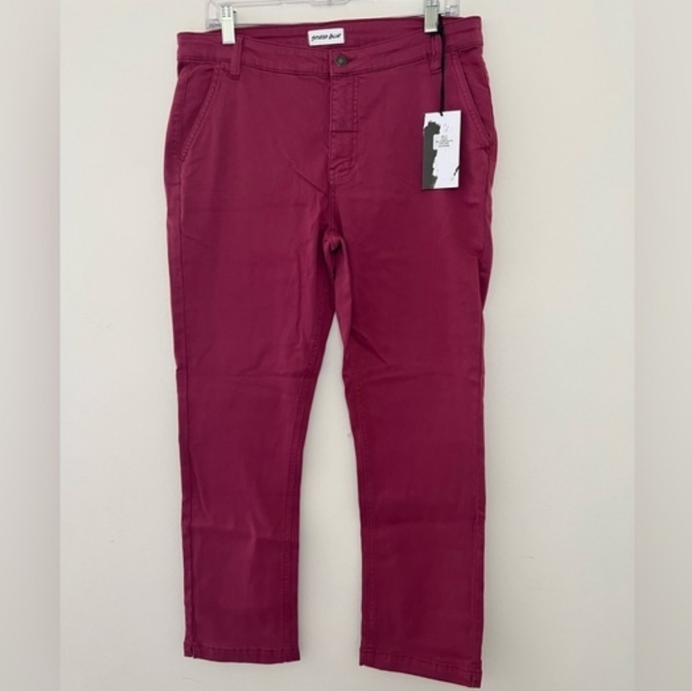 Stitch Fix Studio Blue Rich Mauve Pants Size 30 NEW with tags